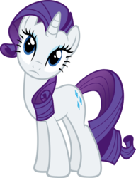 Size: 4600x6000 | Tagged: safe, artist:slb94, rarity, pony, g4, secret of my excess, absurd resolution, curious, cute, female, head tilt, looking at something, simple background, solo, transparent background, vector