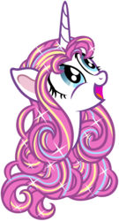 Size: 3000x5576 | Tagged: safe, artist:scourge707, oc, oc only, oc:radiant glow, pony, unicorn, absurd resolution, bust, female, mare, open mouth, portrait, simple background, solo, transparent background