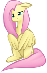 Size: 608x951 | Tagged: safe, artist:krynnymuffin, fluttershy, pegasus, pony, g4, crying, cute, female, floppy ears, looking down, mare, sad, shyabetes, simple background, sitting, solo, teary eyes, transparent background