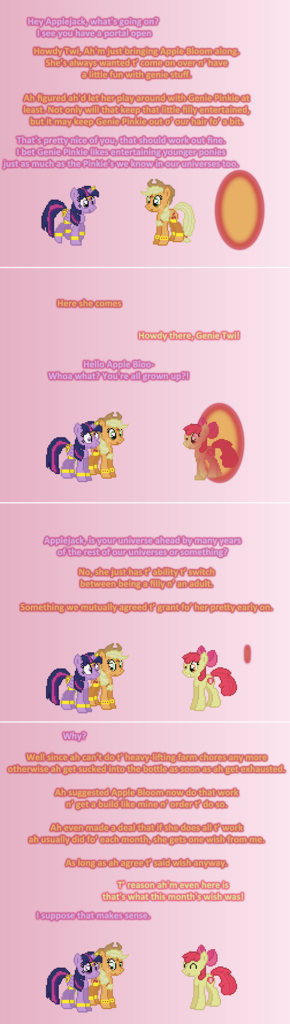 1368870 Safe Artist Verve Apple Bloom Applejack Twilight Sparkle