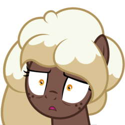 Size: 7000x7000 | Tagged: safe, artist:besttubahorse, oc, oc only, oc:sweet mocha, pony, absurd resolution, confused, faic, female, freckles, simple background, solo, thousand yard stare, transparent background, vector