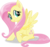 Size: 5583x5206 | Tagged: safe, artist:shutterflyeqd, fluttershy, pegasus, pony, g4, my little pony: the movie, absurd resolution, cute, female, happy, looking at you, mare, raised hoof, shyabetes, simple background, sitting, smiling, solo, spread wings, transparent background, vector