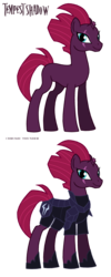 Size: 1400x3496 | Tagged: safe, artist:lonewolf3878, fizzlepop berrytwist, tempest shadow, pony, unicorn, g4, my little pony: the movie, adult blank flank, armor, blank flank, blank flank tempest, broken horn, eye scar, female, horn, scar, simple background, smiling, solo, transparent background