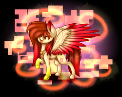 Size: 2500x2000 | Tagged: safe, artist:stormcloud-yt, oc, oc only, oc:louren hearten, pegasus, pony, colored wings, eyes closed, high res, solo, tongue out