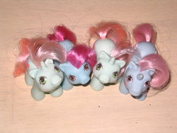 Size: 900x675 | Tagged: safe, artist:thriftstoredragon, pony, g1, baby, baby pony, irl, photo, toy
