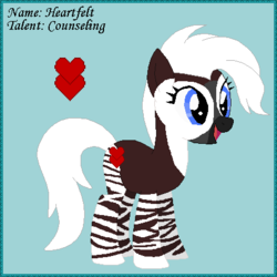 Size: 447x447 | Tagged: safe, artist:katcombs, oc, oc only, hybrid, okapi, solo