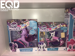 Size: 1200x900 | Tagged: safe, pinkie pie, rarity, twilight sparkle, alicorn, pony, seapony (g4), equestria daily, g4, my little pony: the movie, glitter & style seapony, irl, package, photo, playset, seaponified, seapony rarity, seapony twilight, species swap, toy, toy fair, toy fair 2017, twilight sparkle (alicorn), undersea spa