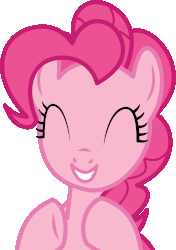Size: 1644x2334 | Tagged: safe, artist:cyanlightning, pinkie pie, earth pony, pony, g4, gauntlet of fire, animated, clapping, clapping ponies, cute, diapinkes, eyes closed, female, gif, mare, simple background, smiling, solo, transparent background, vector