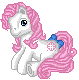 Size: 79x80 | Tagged: safe, artist:katcombs, sundance, pony, g1, base used, female, gif, non-animated gif, pixel art, simple background, solo, transparent background