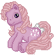 Size: 79x80 | Tagged: safe, artist:katcombs, lickety-split, pony, g1, base used, female, gif, non-animated gif, pixel art, simple background, solo, transparent background
