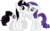 Size: 5292x3317 | Tagged: safe, artist:barrfind, rarity, oc, oc:barrfind, pony, unicorn, g4, absurd resolution, canon x oc, female, licking, male, mare, rarifind, shipping, simple background, stallion, straight, tongue out, transparent background, vector