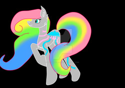 Size: 1024x724 | Tagged: safe, artist:the-pony-project, skysplasher, pony, g1, dream beauties, female, solo, watermark