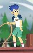 Size: 114x184 | Tagged: safe, screencap, flash sentry, equestria girls, g4, my little pony equestria girls: legend of everfree, clothes, male, shoes, shorts, sneakers, socks, solo