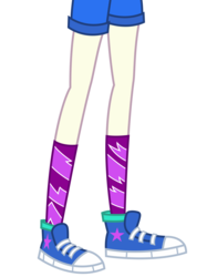 Size: 1081x1378 | Tagged: dead source, safe, artist:teentitansfan201, edit, vector edit, dj pon-3, vinyl scratch, equestria girls, g4, my little pony equestria girls: legend of everfree, clothes, converse, cropped, female, leg focus, legs, pictures of legs, shoes, shorts, simple background, sneakers, socks, solo, transparent background, vector