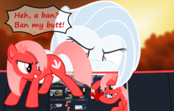 Size: 2999x1920 | Tagged: safe, artist:arifproject, artist:badumsquish, derpibooru exclusive, part of a set, oc, oc only, oc:albany, oc:comment, oc:dawnsong, oc:download, oc:downvote, oc:favourite, oc:firebrand, oc:lightning dee, oc:report, oc:site moderator, oc:theme, oc:upvote, alicorn, earth pony, pegasus, pony, unicorn, anthro, derpibooru, g4, alcohol, alicorn oc, angry, anthro with ponies, argument, arrow, attack on pony, attack on titan, avatar, ban pony, beauty mark, blah, blanket, bored, bow, bust, chest fluff, chubby cheeks, cigarette, collar, comic, cracks, curtains, derpibooru ponified, derpibooru theme illusion, dialogue, downvote, downvote bait, downvote vs theme, downvotes are upvotes, duo, duo female, earth pony oc, ed edd n eddy, embarrassed, envy, evil grin, eyes closed, facehoof, female, fire, firefox, fort, frown, giant pony, glare, glasses, glowing, glowing eyes, google chrome, grin, hair accessory, hair bow, hair over one eye, hairclip, heart, high res, horn, i am growing stronger, illusion, imminent spanking, jealous, kek, liquor, looking at you, looking down, macro, male, mare, messy mane, meta, microsoft, microsoft windows, moderator, moonshine, mouth hold, nose wrinkle, ominous, open mouth, paddle, part of a series, pillow, pillow fort, ponified, portrait, pouting, puffy cheeks, red eyes, red eyes take warning, reply, report queue, rocko's modern life, scrunchy face, simple background, sitting, smiling, smoke, smoking, solo, spread wings, surprised, surveillance room, tab humor, teasing, teeth, this will end in bans, thought bubble, tongue out, transparent background, trash dove, unamused, unicorn oc, vector, wall, wat, watching, we need to go deeper, window, wings, yelling
