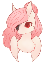 Size: 535x752 | Tagged: safe, artist:carousel~, oc, oc only, oc:garden petal, pegasus, pony, heart eyes, scar, simple background, solo, transparent background, wingding eyes