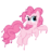 Size: 1043x1139 | Tagged: safe, artist:sinkcandycentral, pinkie pie, earth pony, pony, g4, female, simple background, solo, splatter, transparent background