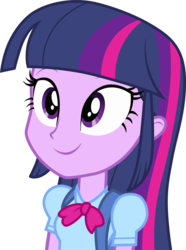 Size: 3788x5101 | Tagged: safe, artist:drathvader, twilight sparkle, alicorn, equestria girls, g4, my little pony equestria girls, absurd resolution, backpack, clothes, cute, female, simple background, smiling, solo, transparent background, twiabetes, twilight sparkle (alicorn), vector