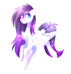 Size: 2185x2257 | Tagged: safe, artist:huirou, oc, oc only, oc:alice, pegasus, pony, female, heterochromia, high res, mare, simple background, solo, transparent background