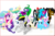 Size: 3000x2000 | Tagged: safe, artist:atomic8497, aloe, lotus blossom, mane-iac, princess cadance, princess celestia, rarity, vera, oc, oc:keira, oc:mint wing, oc:onyx, oc:sly, earth pony, pegasus, pony, g4, bow, female, hair bow, high res, male, mare, prone, stallion