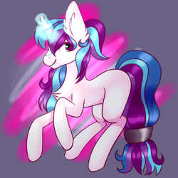 Size: 1000x1000 | Tagged: safe, artist:rdstartie, oc, oc only, pony, unicorn, female, glowing horn, horn, mare, solo