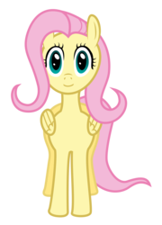 Size: 2408x3344 | Tagged: safe, artist:mfg637, fluttershy, pegasus, pony, g4, female, high res, simple background, solo, transparent background, vector