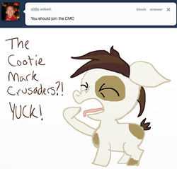 Size: 796x761 | Tagged: safe, pipsqueak, pony, g4, ask, cooties, implied cutie mark crusaders, male, solo, tumblr