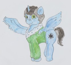 Size: 1637x1495 | Tagged: safe, artist:keriwi1, oc, oc only, oc:raven blake, pony, solo, traditional art