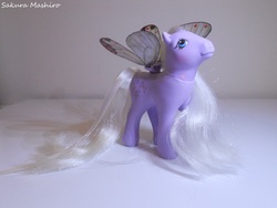 Size: 4000x3000 | Tagged: safe, artist:ushi-de-bray, forget-me-not, flutter pony, pony, g1, customized toy, irl, photo, solo, toy