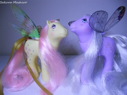 Size: 4000x3000 | Tagged: safe, artist:ushi-de-bray, forget-me-not, rosedust, g1, customized toy, female, irl, photo, toy