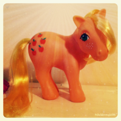 Size: 2000x2000 | Tagged: safe, artist:stitchlovergirl96, applejack (g1), pony, g1, high res, irl, photo, solo, toy