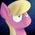 Size: 2000x2000 | Tagged: safe, artist:anontheanon, lily, lily valley, earth pony, pony, g4, animated, dexter's laboratory, female, gif, gradient background, high res, mare, solo, the horror, thousand yard stare, vein