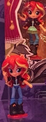 Size: 406x1059 | Tagged: safe, sunset shimmer, equestria girls, g4, cropped, doll, equestria girls minis, irl, photo, solo, toy