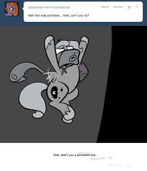Size: 666x774 | Tagged: safe, artist:egophiliac, princess luna, moonstuck, g4, cartographer's muffler, female, filly, flying, grayscale, marauder's mantle, monochrome, solo, tumblr, woona, woonoggles, younger