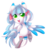 Size: 3812x4144 | Tagged: safe, artist:sorasku, oc, oc only, original species, pony, shark pony, bipedal, bow, clothes, colored pupils, female, hair bow, high res, mare, simple background, smiling, socks, solo, transparent background