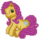 Size: 79x80 | Tagged: safe, artist:katcombs, bon bon (g1), earth pony, pony, g1, base used, bow, female, pixel art, simple background, solo, tail bow, transparent background