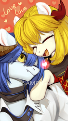 Size: 780x1386 | Tagged: safe, artist:ciciya, oc, oc only, pony, clothes, duo, female, mare, watermark