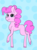 Size: 1265x1731 | Tagged: safe, artist:lecarameldrizzle, pinkie pie, g4, female, missing cutie mark, solo, walking