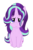 Size: 1270x1920 | Tagged: safe, artist:duop-qoub, starlight glimmer, pony, unicorn, g4, both cutie marks, chest fluff, cute, female, glimmerbetes, looking at you, mare, simple background, sitting, smiling, solo, transparent background