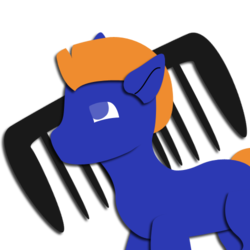 Size: 500x500 | Tagged: safe, artist:cassidypeterson, teddy, earth pony, pony, g1, my little pony tales, comb, cutie mark, male, photoshop, simple background, solo, transparent background