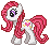 Size: 46x43 | Tagged: safe, artist:katcombs, sweetheart, earth pony, pony, g1, g4, my little pony tales, base used, female, g1 to g4, generation leap, gif, non-animated gif, pixel art, simple background, solo, transparent background