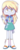 Size: 400x989 | Tagged: safe, artist:lizbeat, derpy hooves, equestria girls, g4, clothes, cute, female, looking at you, necktie, sandals, simple background, skirt, socks, socks with sandals, solo, transparent background, waving