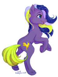 Size: 721x952 | Tagged: safe, artist:c-puff, prince firefly, g2, male, open mouth, open smile, rearing, simple background, smiling, solo, stallion, transparent background, underhoof, unshorn fetlocks