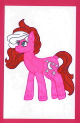 Size: 416x640 | Tagged: safe, artist:skypinpony, moon shadow, pony, g2, female, solo, traditional art