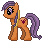 Size: 43x42 | Tagged: safe, artist:katcombs, bright bramley, g2, g4, base used, female, g2 to g4, generation leap, gif, non-animated gif, pixel art, simple background, solo, transparent background