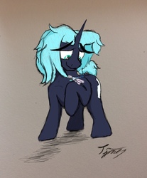 Size: 822x994 | Tagged: safe, artist:life of a little blue horse, oc, oc only, oc:tipsey, dragonfly, insect, digital art, solo