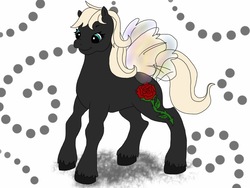 Size: 1024x768 | Tagged: safe, artist:iluvchedda, oc, oc only, oc:shady heights, flutter pony, g2, solo