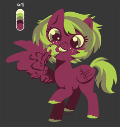 Size: 896x950 | Tagged: safe, artist:mcponyponypony, oc, oc only, pegasus, pony, apple, food, limited palette, solo, vulgar description