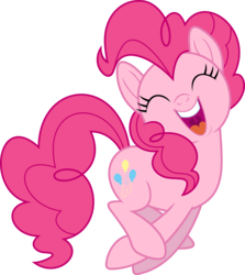 Size: 7000x7858 | Tagged: safe, artist:luckreza8, pinkie pie, earth pony, pony, g4, my little pony: the movie, .svg available, absurd resolution, cute, diapinkes, eyes closed, female, irrational exuberance, jumping, open mouth, simple background, smiling, solo, transparent background, uvula, vector