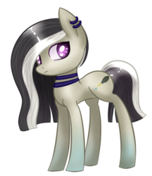 Size: 450x520 | Tagged: safe, artist:fireflyuh, oc, oc only, oc:black riverlight, earth pony, pony, female, mare, simple background, solo, transparent background